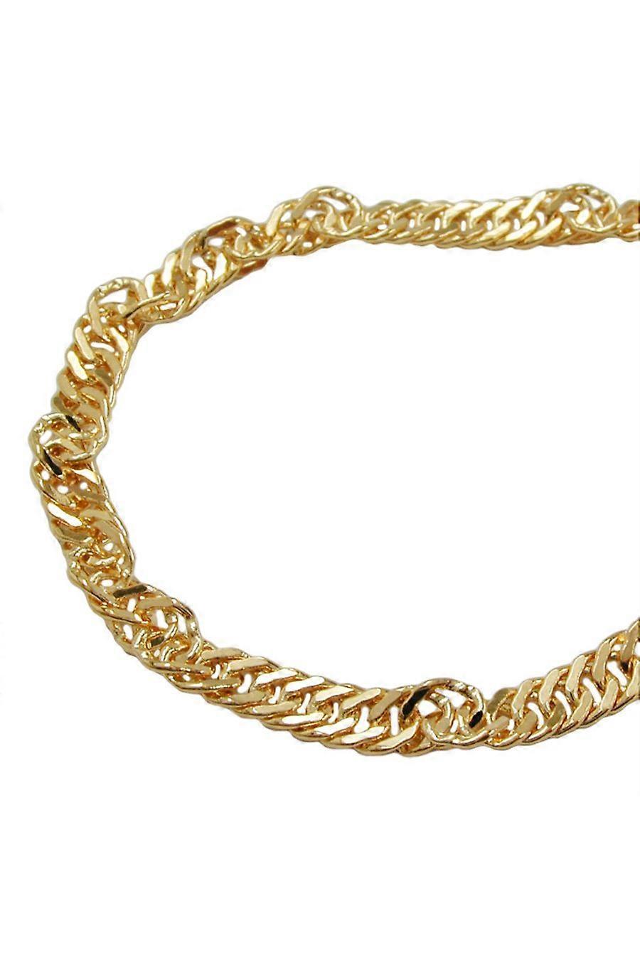 Gallay Necklace 55cm Singapore Chain Gold Plat. - Gl218000-55