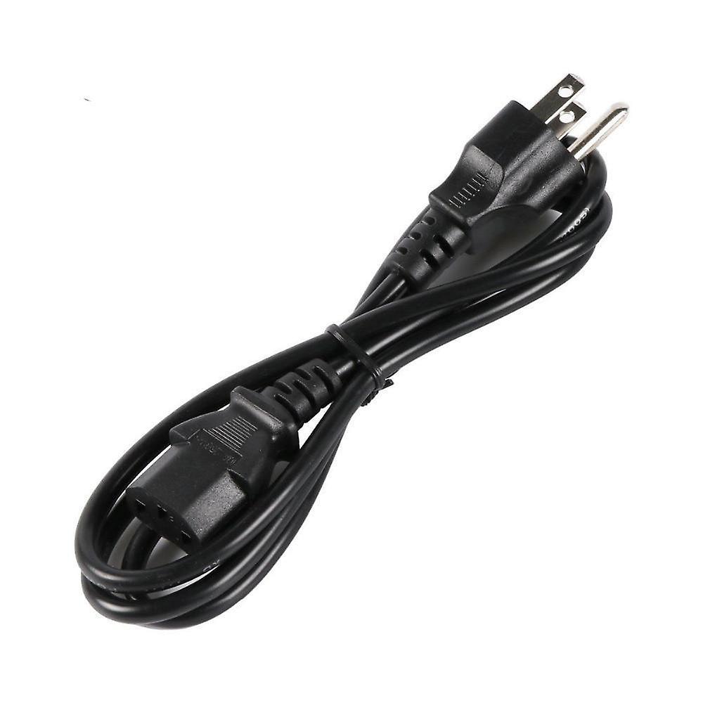 Slowmoose 3 Prong Us And Eu Plug - Ac Power Cord Cable For Laptop / Pc