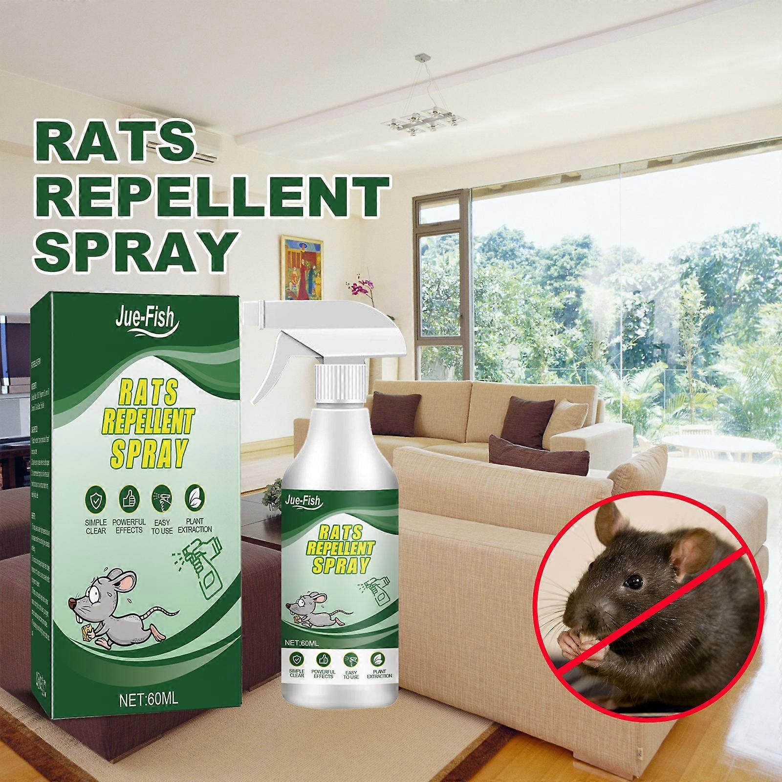 Unbrand Mice Repellents Spray, Rodent Repellent Spray 60ml, Rat Mouse Insect Repeller Not Poison Pest Mice, for Indoor Outdoor Rodents Repellents S...