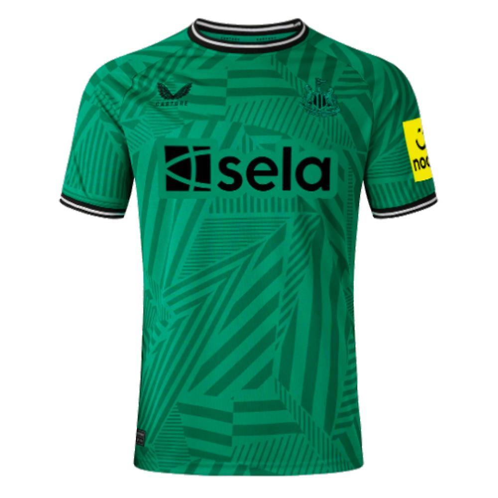 Castore 2023-2024 Newcastle United Away Shirt Green Medium Adults