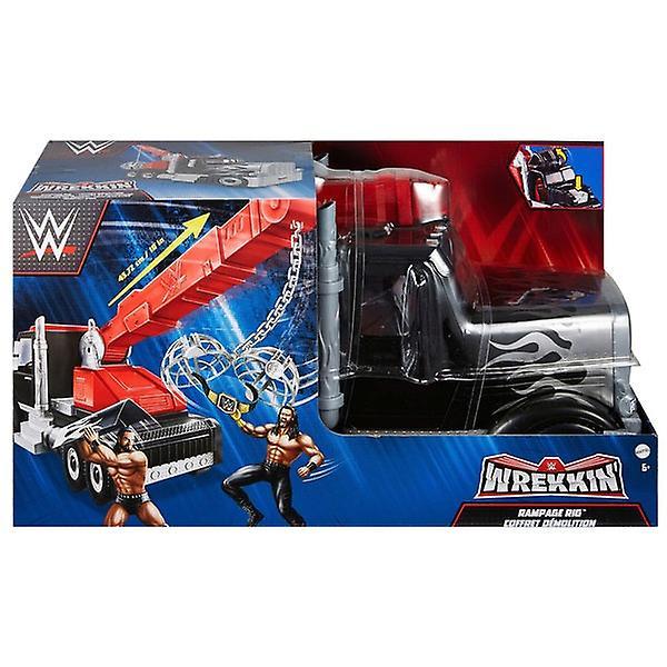 Mattel Wwe wrekkin' rampage rig vehicle playset