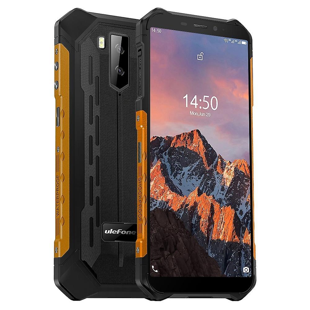 Ulefone Armor X5 Pro Rugged Waterproof Smartphone 4+64GB Android 11 Cell Phone Orange