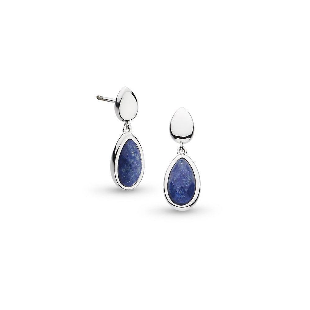 Women's Kit Heath Coast Pebble Azure Duo Droplet Stud Drop Earrings 50173LP