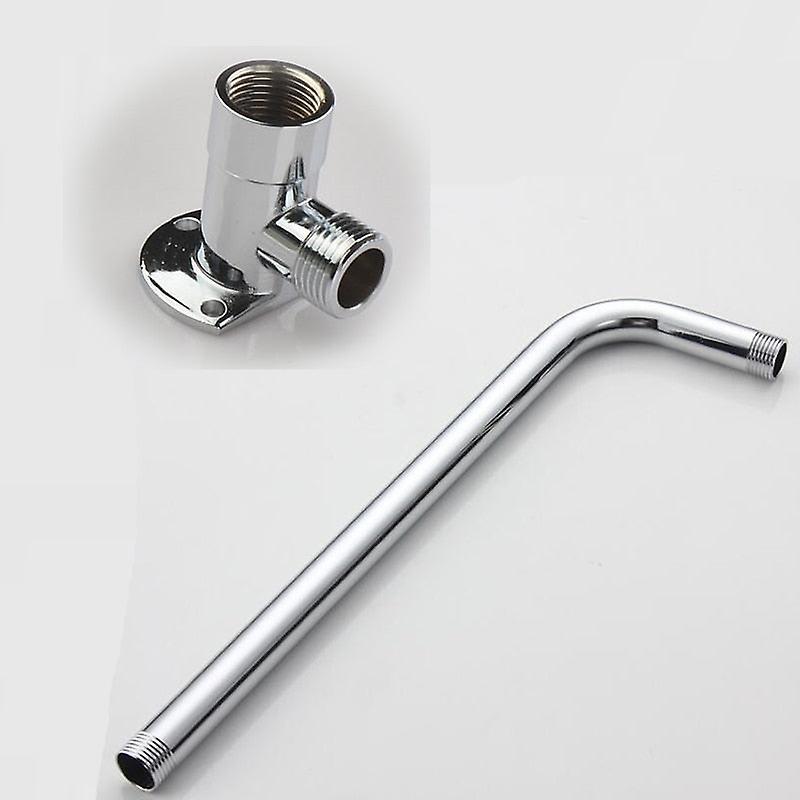 Slowmoose Shower Head Arm - Wall Mounted Ceiling, Fixed Bar Rack 15cm shower pipe