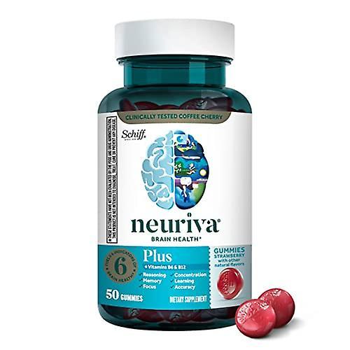 Neuriva plus brain supplement 50ct strawberry gummies