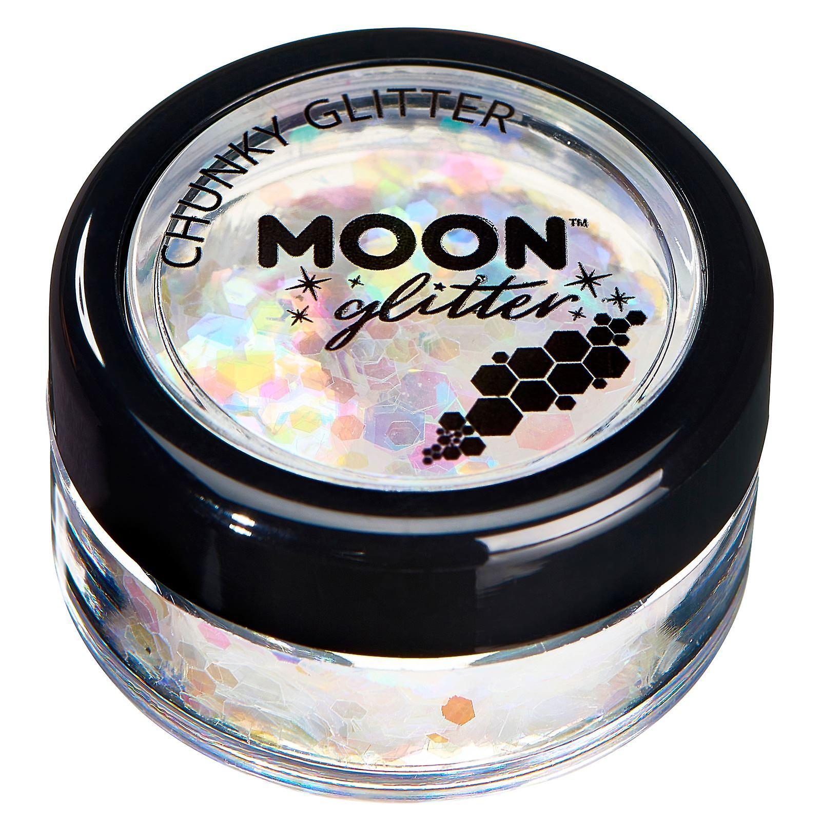 Moon Glittter Moon Glitter - Iridescent Chunky Glitter - White