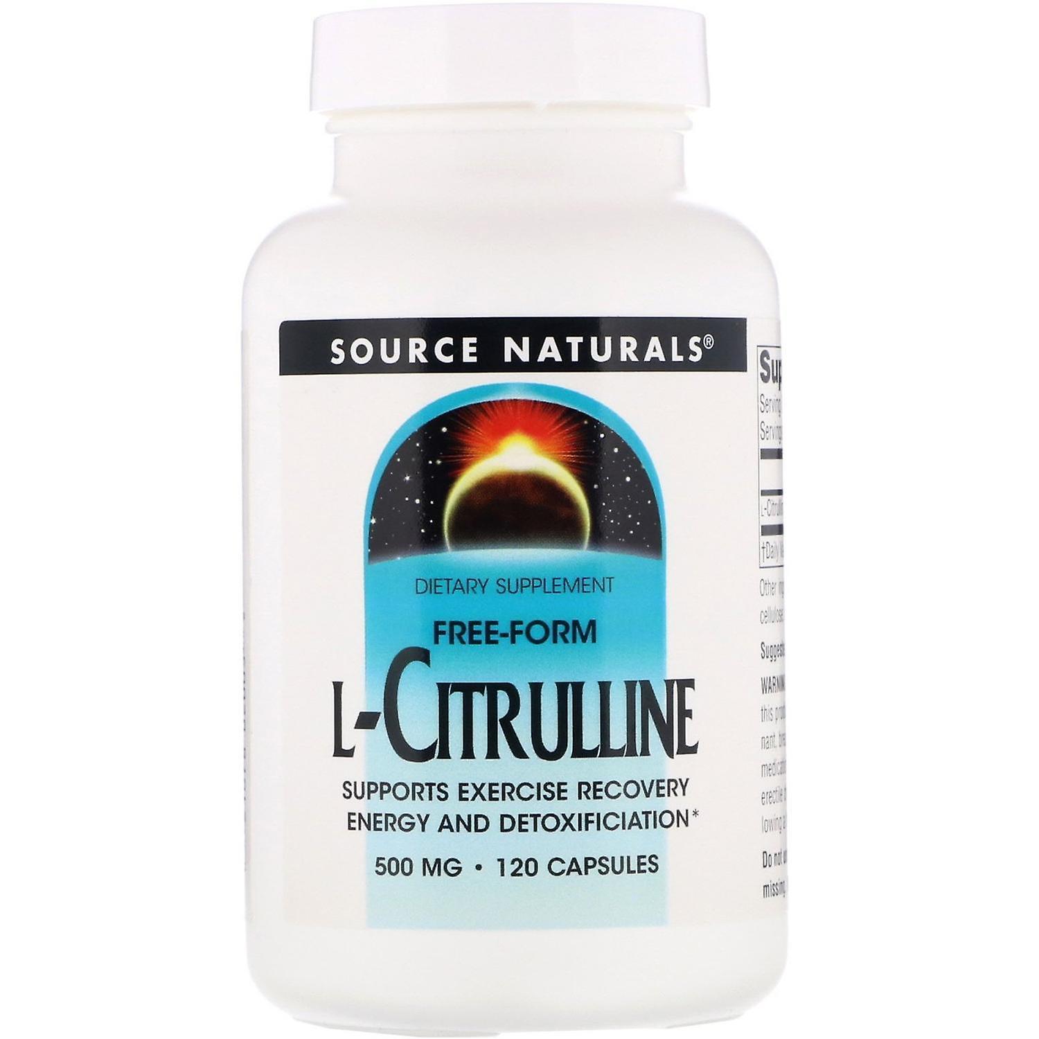 Source Naturals, L-Citrulline, 500 mg, 120 Capsules