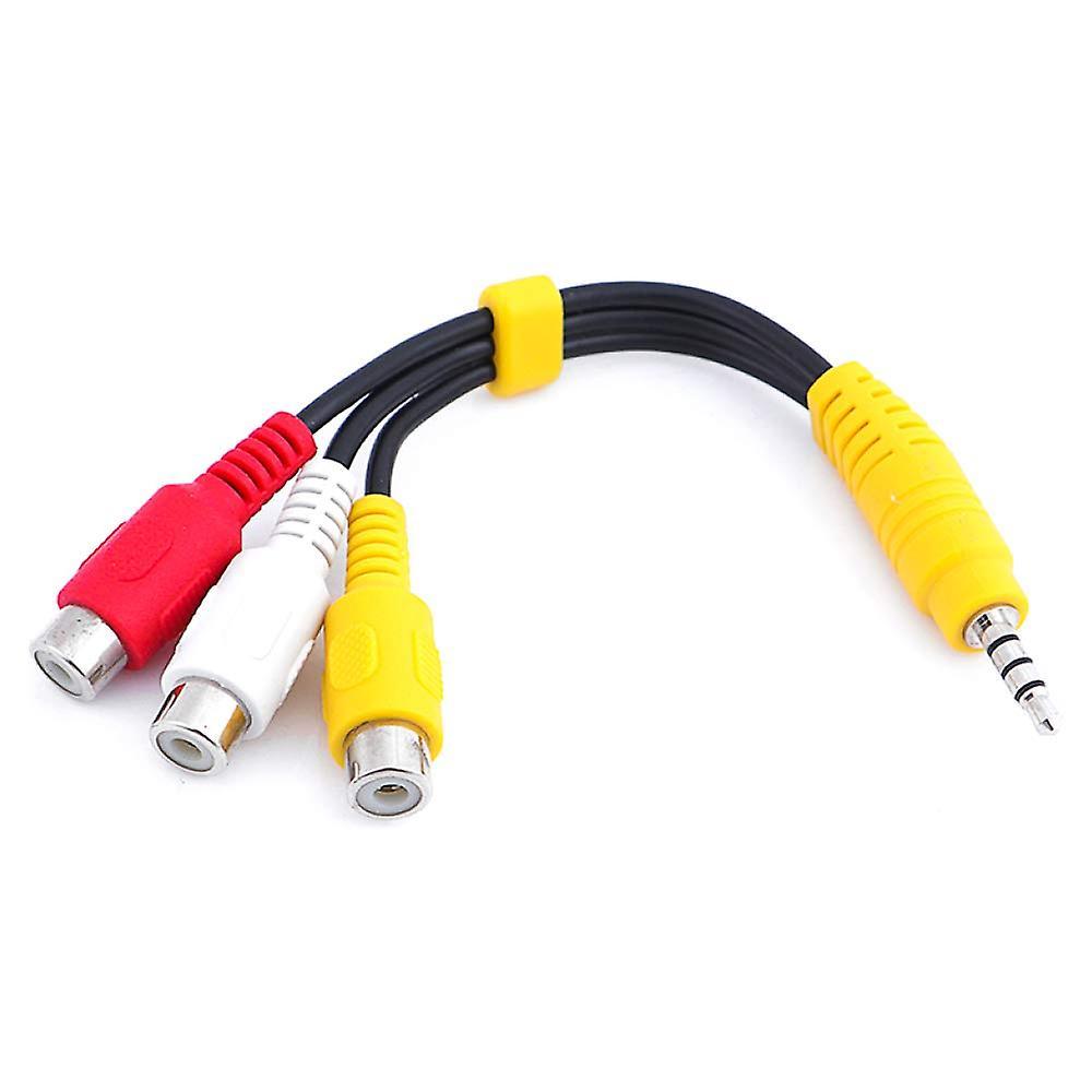 Timber Replacement for Sony TV Video AV Component Adapter Cable, 3.5mm To 3 RCA AV Input Adapter CBF Signal