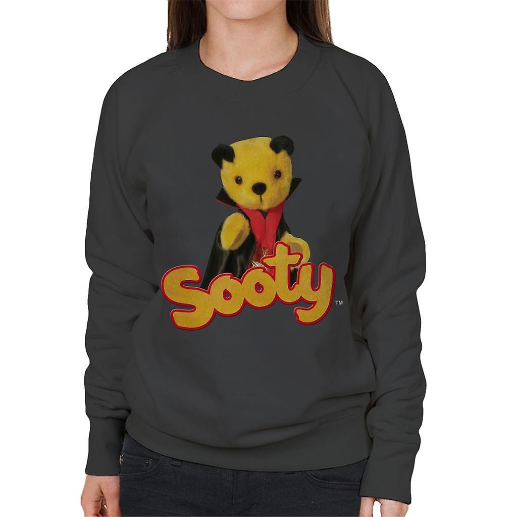 Sooty Halloween Vampire Women's Sweatshirt Charcoal Small