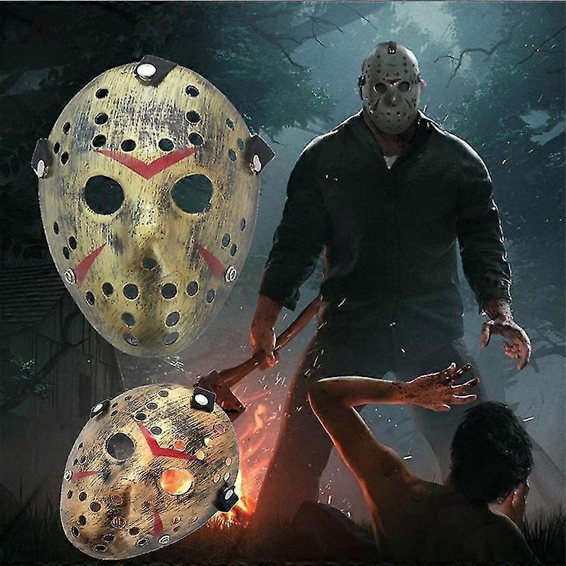 Skwtlv Halloween Jason Voorhees Friday The 13th Scary Hollow Out Cosplay Mask Horror Party Prop 4