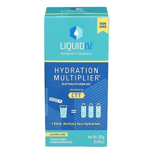 Liquid I.V Hydration Multiplier Lemon Lime, 5.65 Oz (Pack of 1)