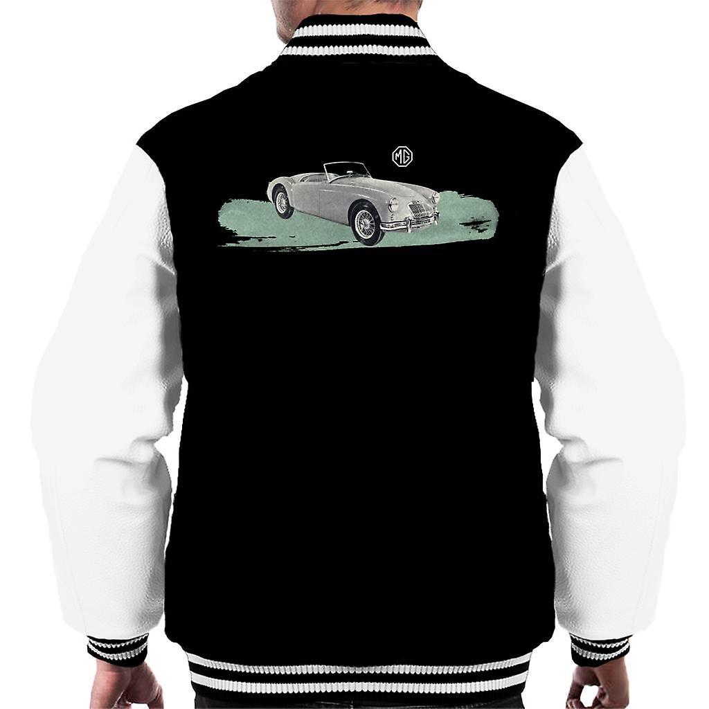 MG The Completely New MGA British Motor Heritage Men's Varsity Jacket Black/White XX-Large