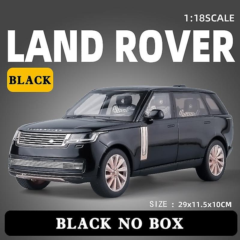 Large 1/18 Land Range Rover Sv2022 Off-road Suv Vehicle Diecast Metal Alloy Car Model Toy Car Model Sound & Light Gifts For Kids Toy Cars black