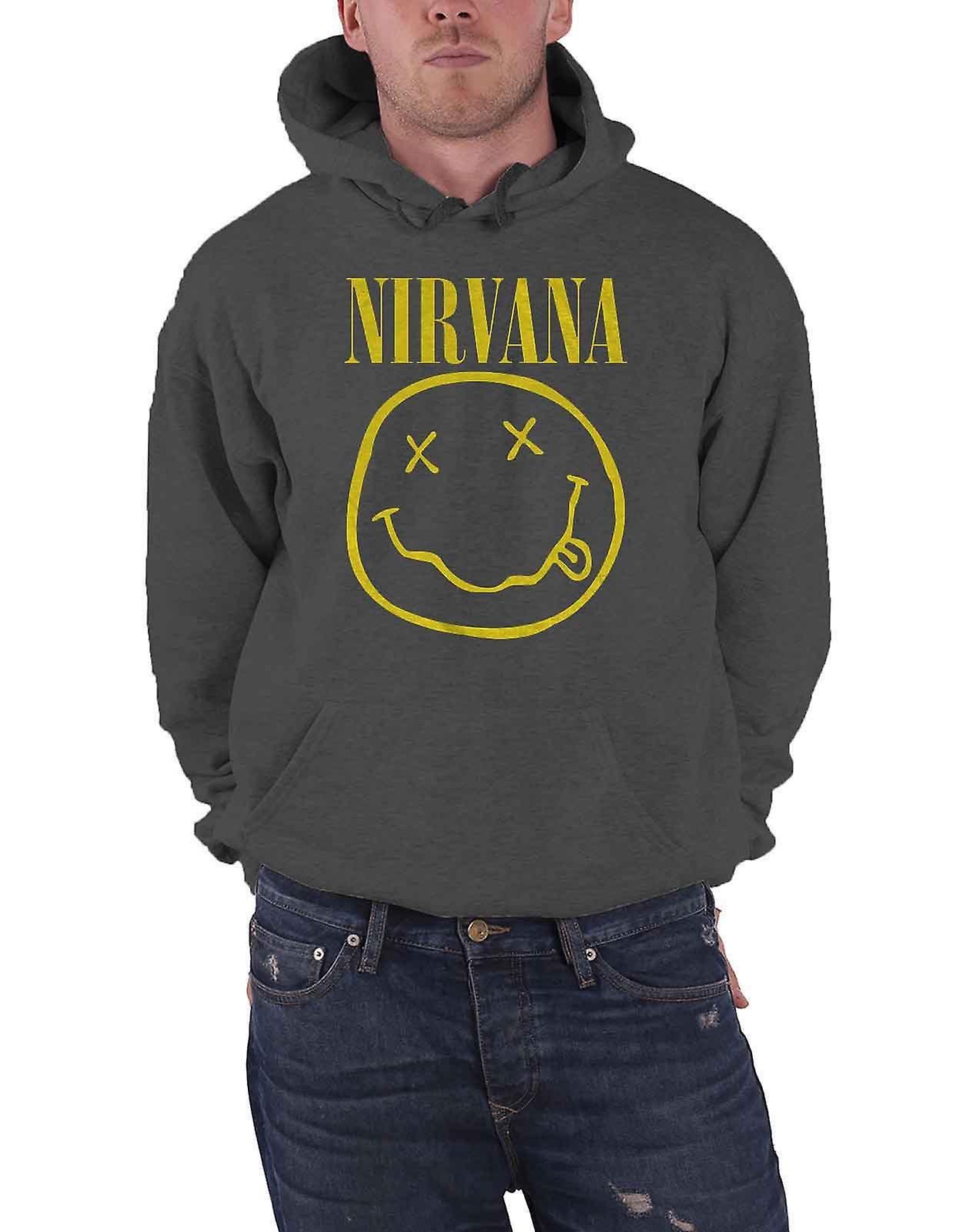 Yellow Grunge Smile Hoodie