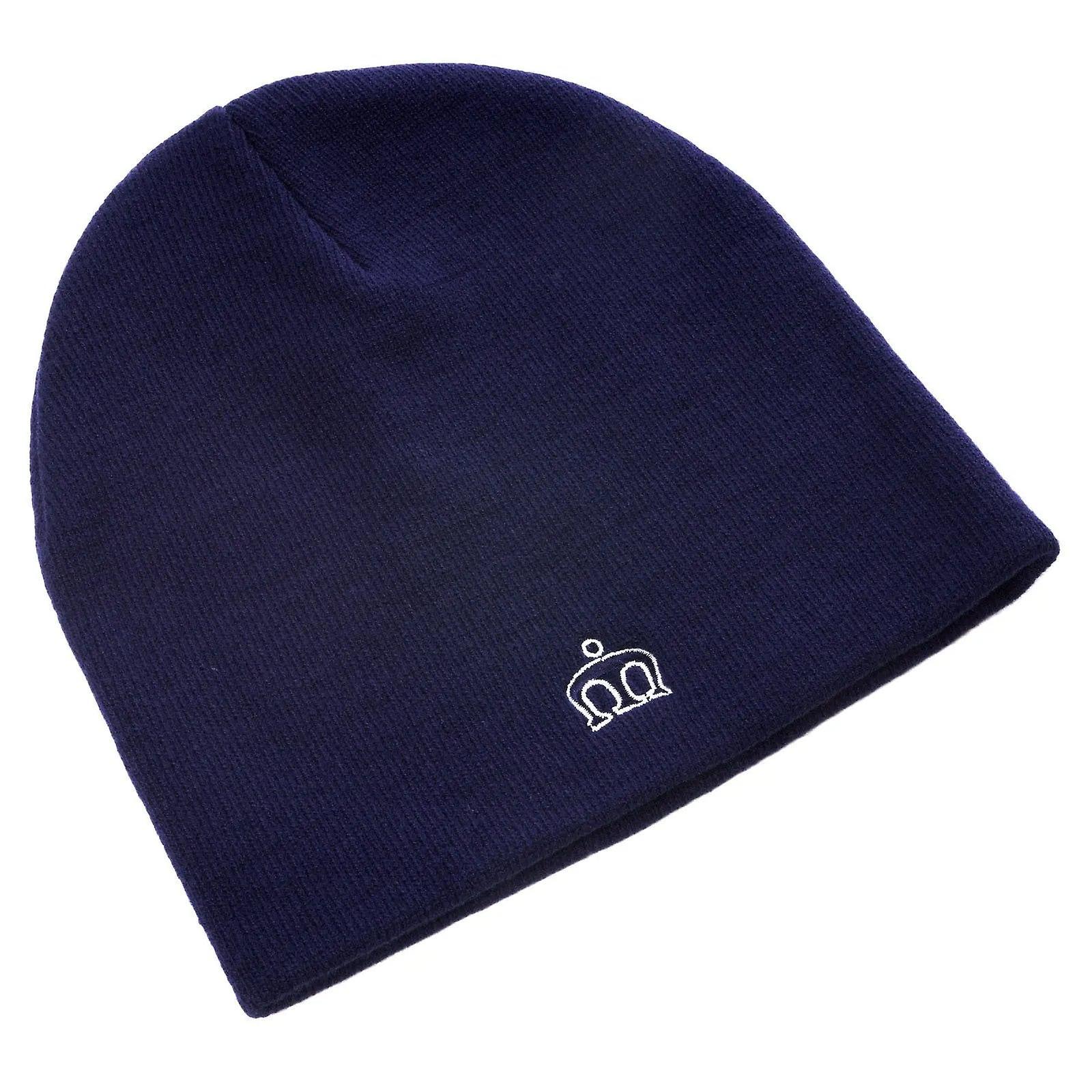 Merc London Collins beanie hat navy