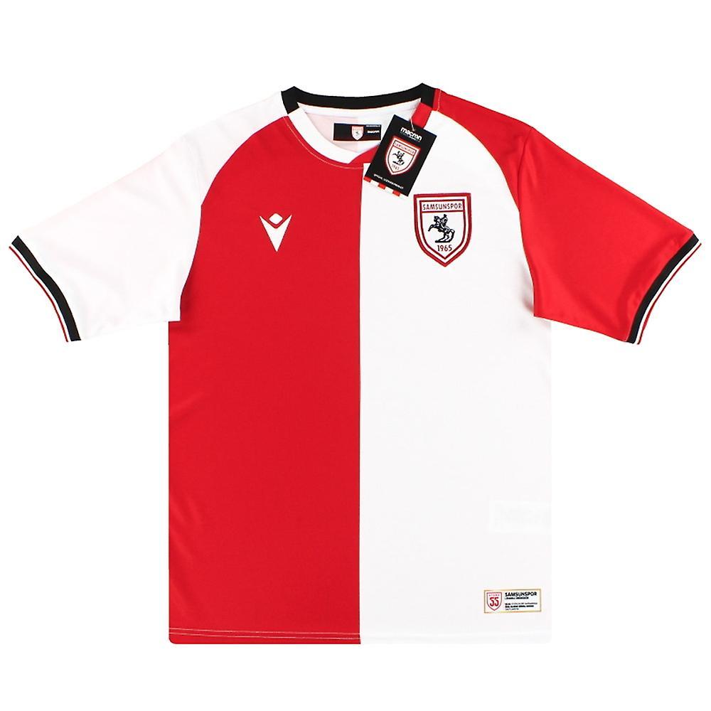 Macron 2020-2021 Samsunspor Away Shirt Red XL Adults