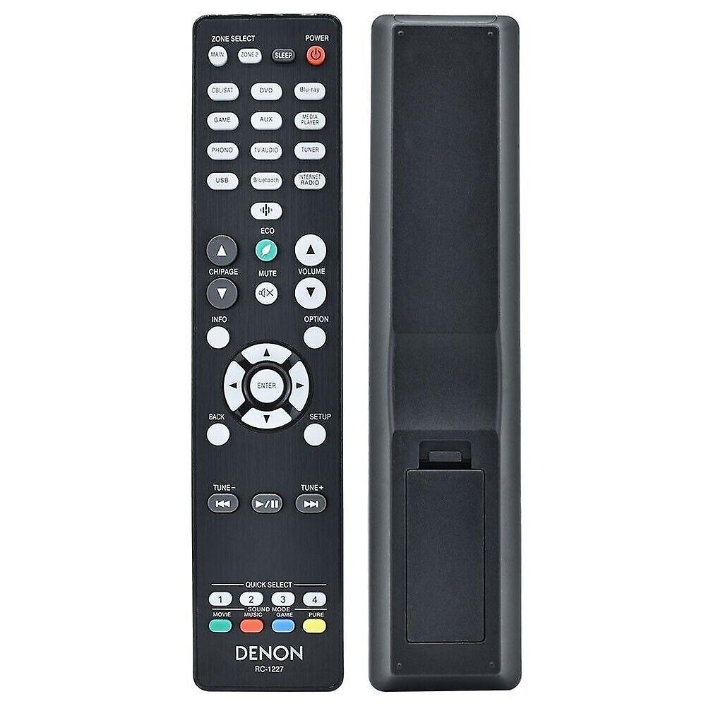 Atuto New Rc-1227 For Denon Audio Video Av Receiver Remote Control Avrx1400 Avr-x2500h