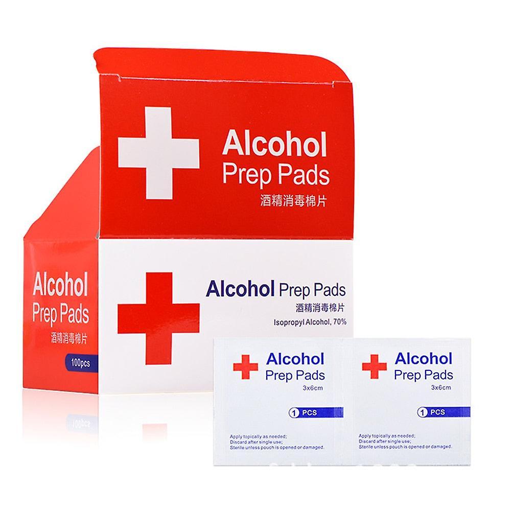 Slowmoose Alcohol Prep Swap Pad - Wet Wipe For Antiseptic Skin Cleaning Care 1 Box