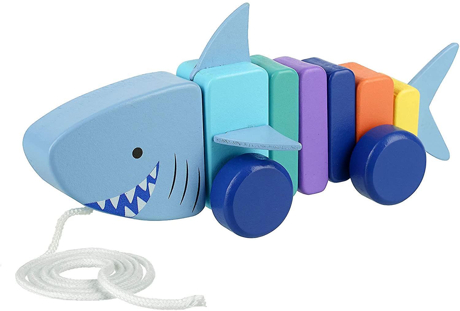 Orange Tree Toys Shark Pull Along