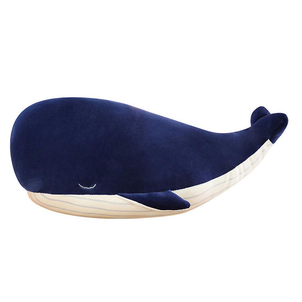 Banmo Whale Doll Pillow Plush Stuffed Soft Pillow Doll Cartoon Blue Whale Soft Toy