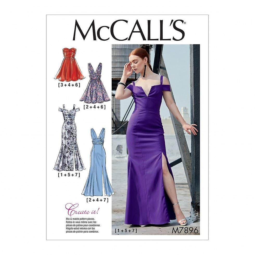 McCalls Sewing Pattern 7896 Women E5 (14-16-18-20-22)