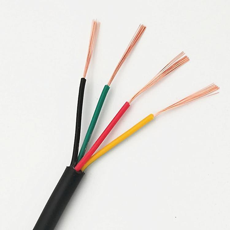 Slowmoose Pvc  Soft Sheathed-electric Insulated Copper Wire 100m / 4 core