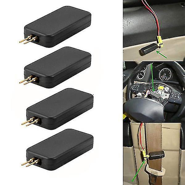 Linaja 4pcs Car Srs Airbag Simulator Tester Testing Instrument Resistor Bypass Fault Finding