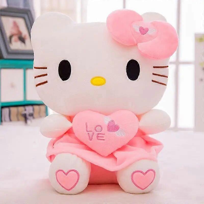 Redkid New  Kawaii Hello Kitty Plush Toys Pillow Doll Stuffed Animal Children Plushies Home Decoration Peluche Girl Birthday Gift G 50cm