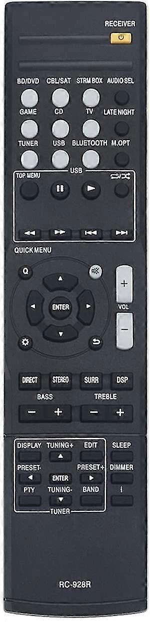 Wwxx Rc-928r Rc928r Replace Remote Control Fit For Onkyo Av Receiver Amplifier Tx-sr353 Ht-s3800 Ht-s3800 Ht-s3900 Ht-r397 Tx-sr373 Ht-p395 Rc-909r...