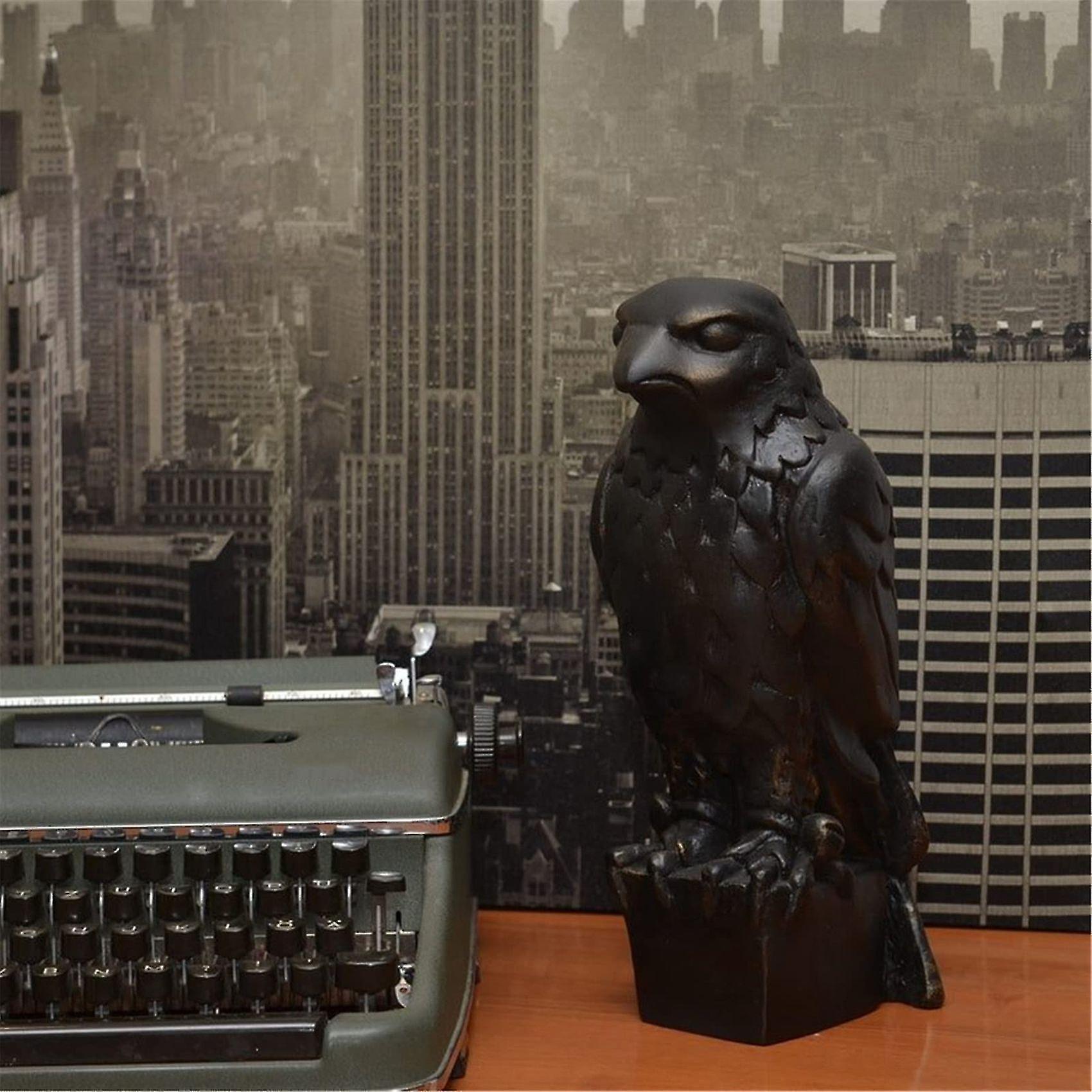 Lertenys Maltese Falcon Statue Prop Home Decoration Handmade Resin Sculpture