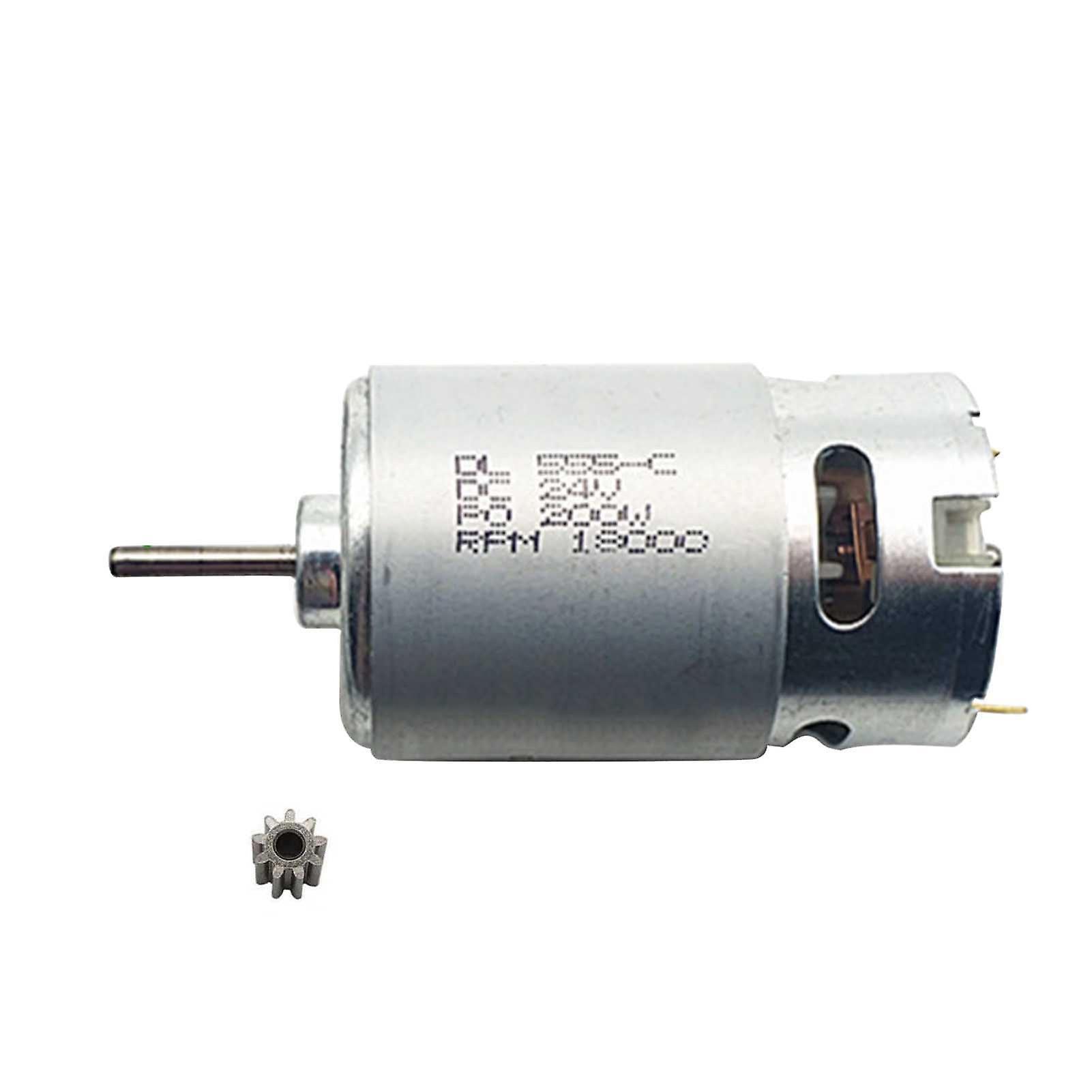 ffzzbg 18000/20000 Rpm metal dl 555-c 24v 200w motors for children electric car dl 555-c 24v high speed high power 9/10t 555 24v 18000 9t