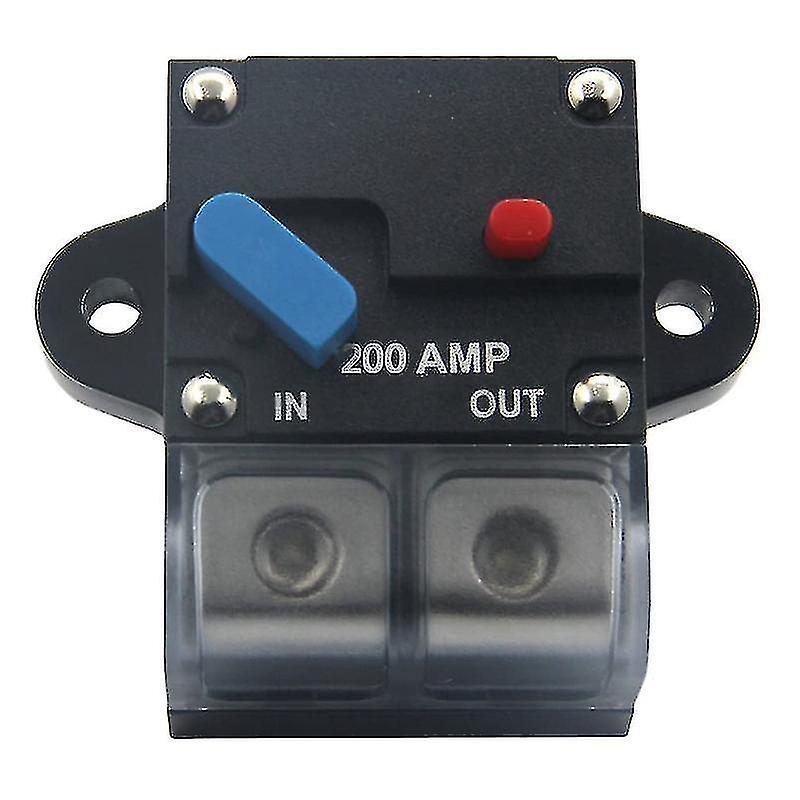 Tianzun 12-24 Volt Dc 200a Circuit Breaker Trolling Motor Auto Car Marine Stereo O Inline Fuse Holders Inverter