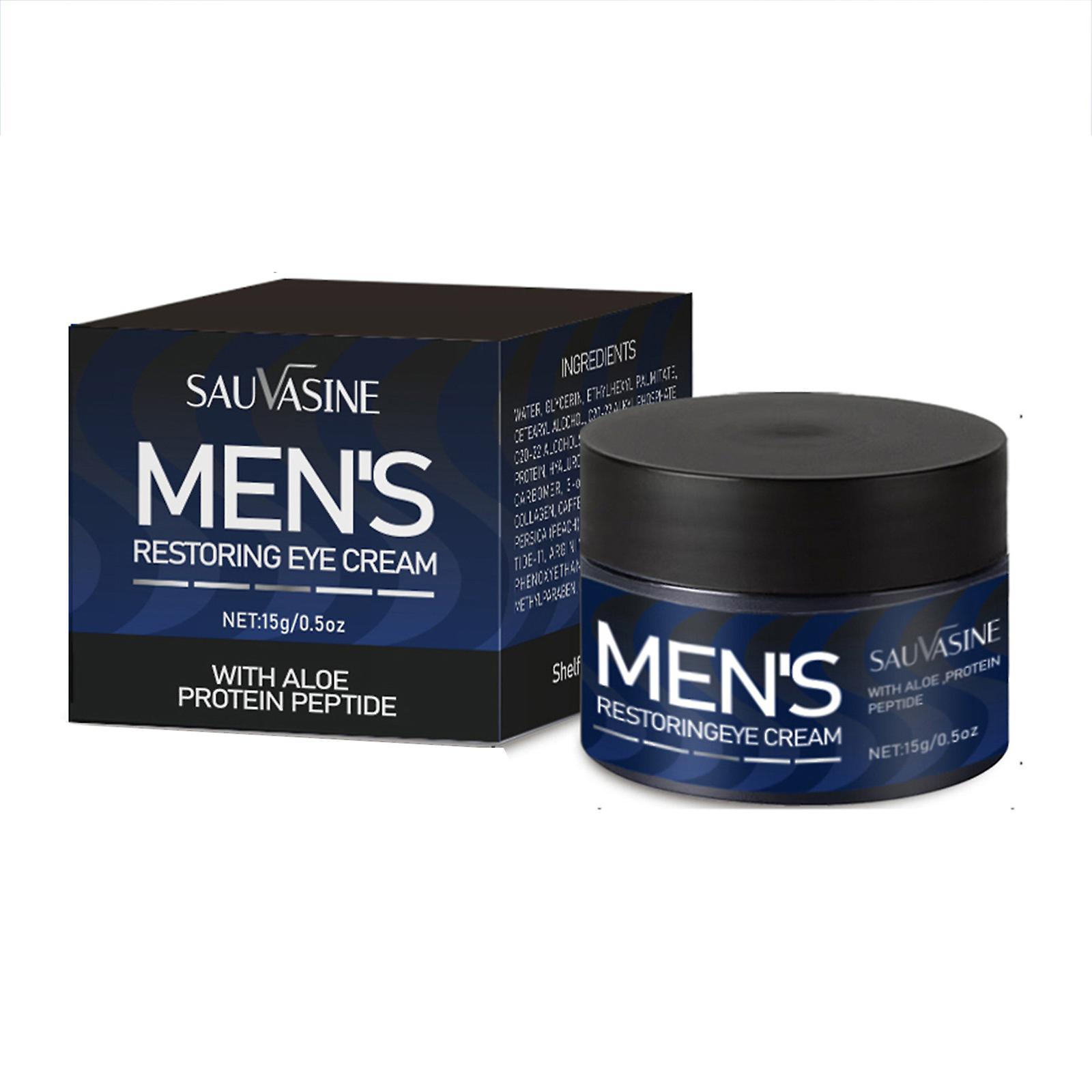 Hefansi Men's Eye Cream Lifts Tightens Lightens Eye Lines Dark Circles And Eye Bags Moisturizing And Hydrating Eye Cream