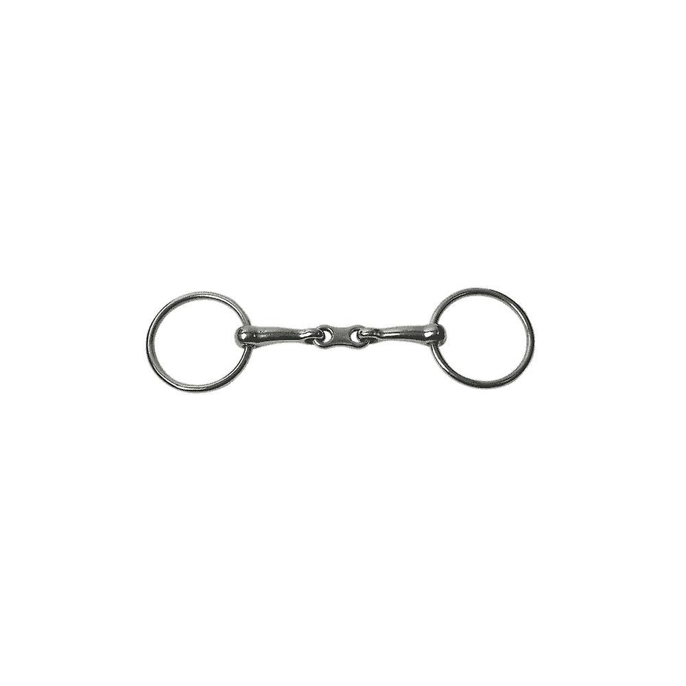 Korsteel Jp Korsteel Stainless Steel French Link Loose Ring Snaffle Bit 5.5"