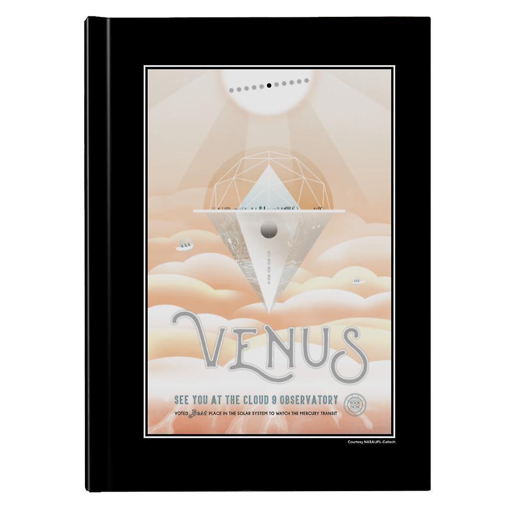 NASA Venus Cloud 9 Interplanetary Travel Poster Hardback Journal Black 13 x 18.5 cm