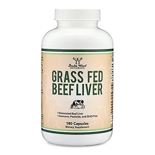 Double wood supplements beef liver capsules 180 count