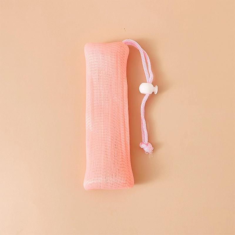 Scvvd 1PC Cleanser Soap Mesh Bags Bath Washing Tools Body Cleansing Nets Soap Foaming Net PE Bubble Helper B