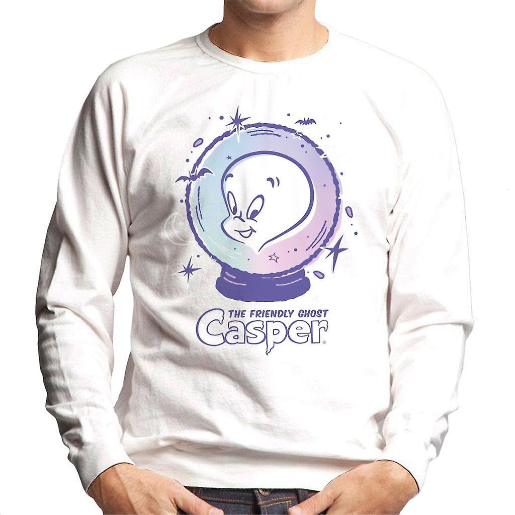 Casper The Friendly Ghost Crystal Ball Men's Sweatshirt White X-Large