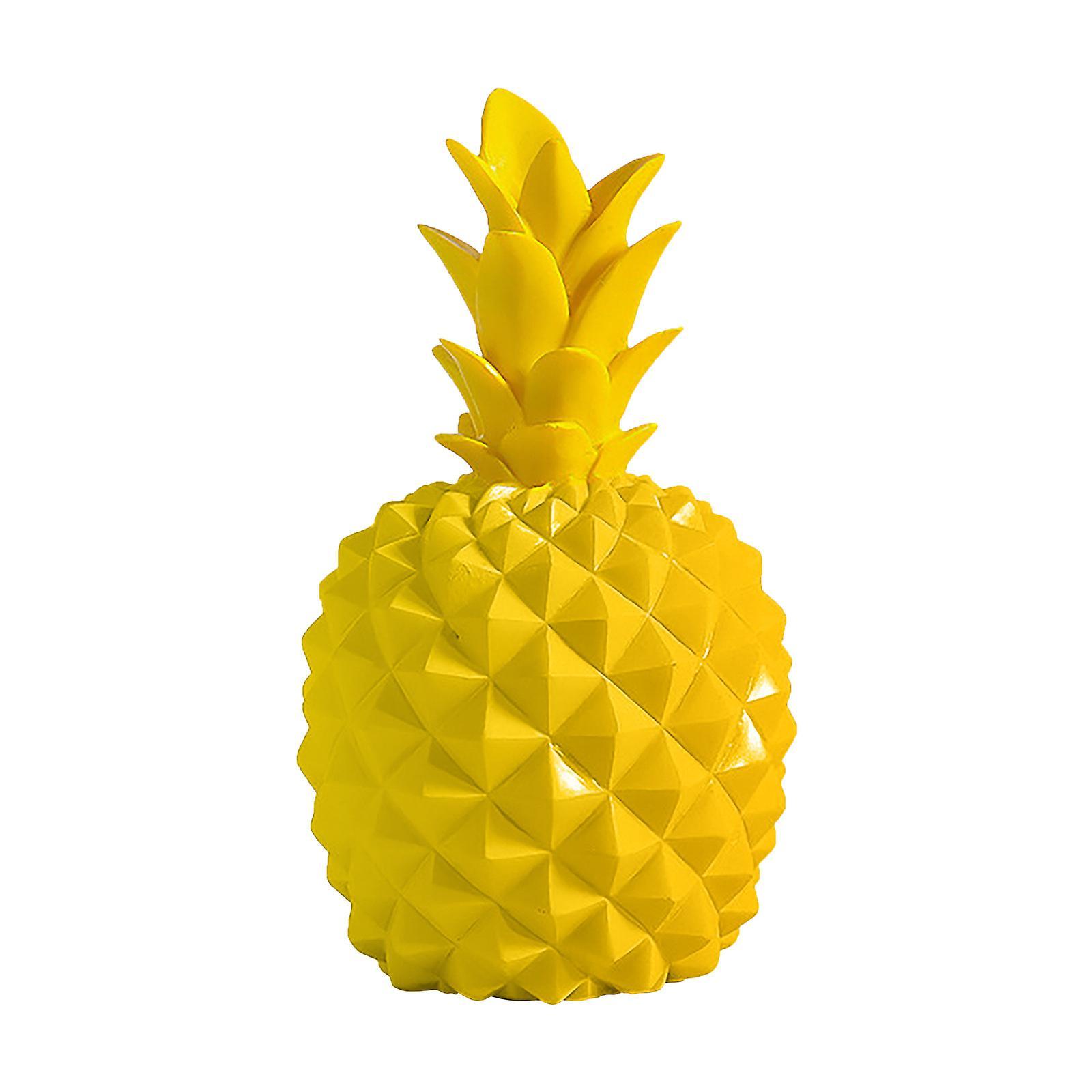 Hazell Modern Concise Soft Decoration Ornament Pineapple Save Money Bank Resin Crafts