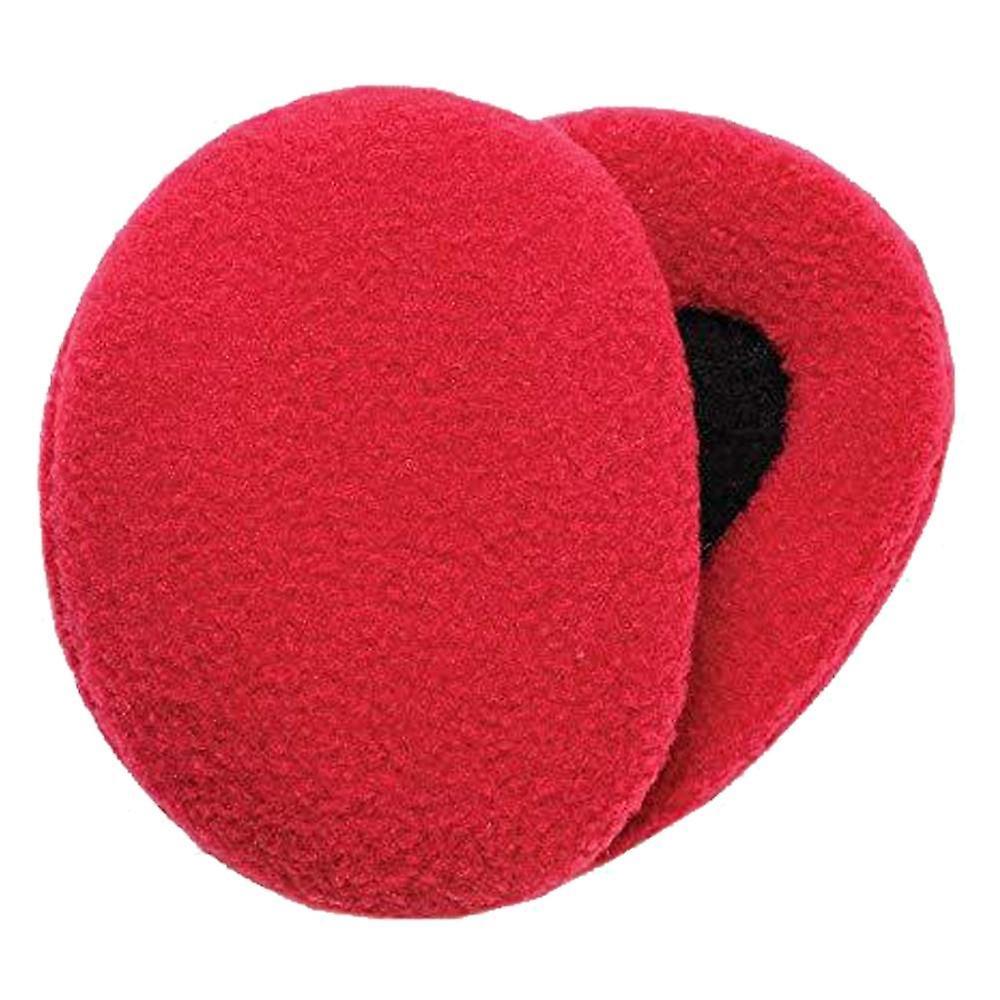 Wwdd Earbags Bandless Ear Warmers/earmuffs Winter Ear Muffs For Men & Women Red