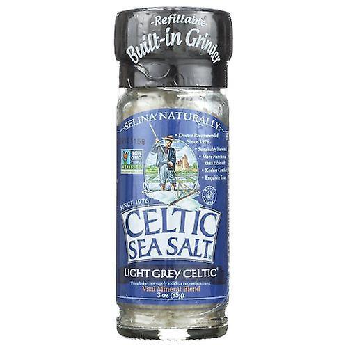 Celtic Sea Salt Light Grey Coarse Salt Grinder, 3 Oz (Pack of 1)