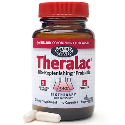 Master Supplements Theralac Bio-Repleneshing Probiotic, 30 Caps (Pack of 1)