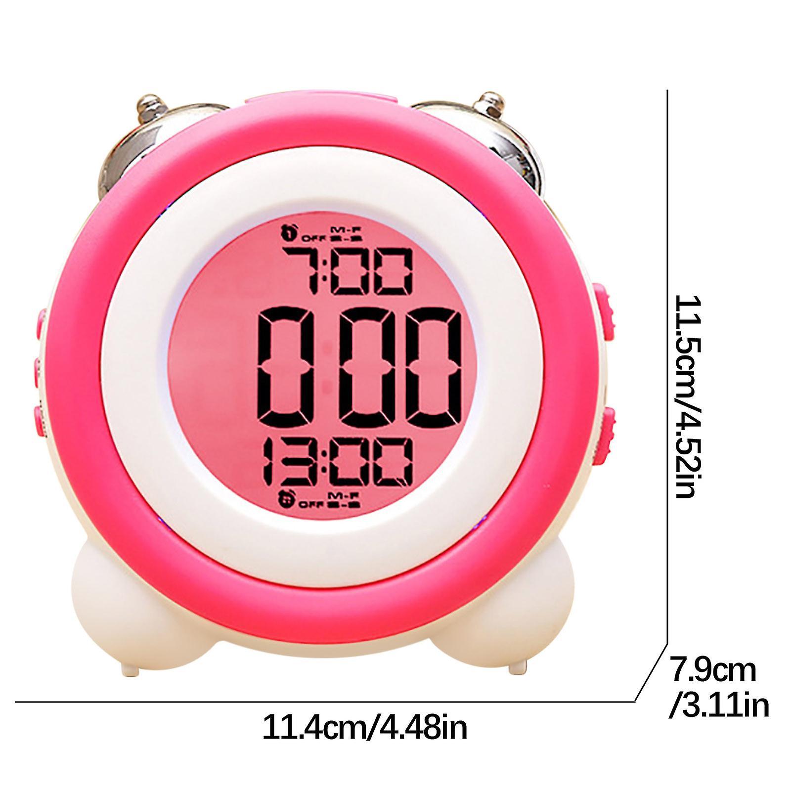 Kuankuanbao Three-dimensional LED Alarm Clock with Luminous Electronic Clock Red