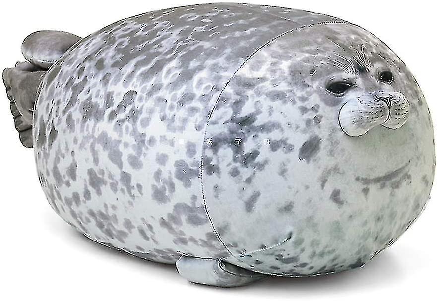 Sanne 2024 60cm Seal Animal Pillow, Chubby Blob Seal Pillow Cute Seal Stuffed Animal Cotton Plush Toy Pillow Comcompatible Withtable Soft Seal Hugg...