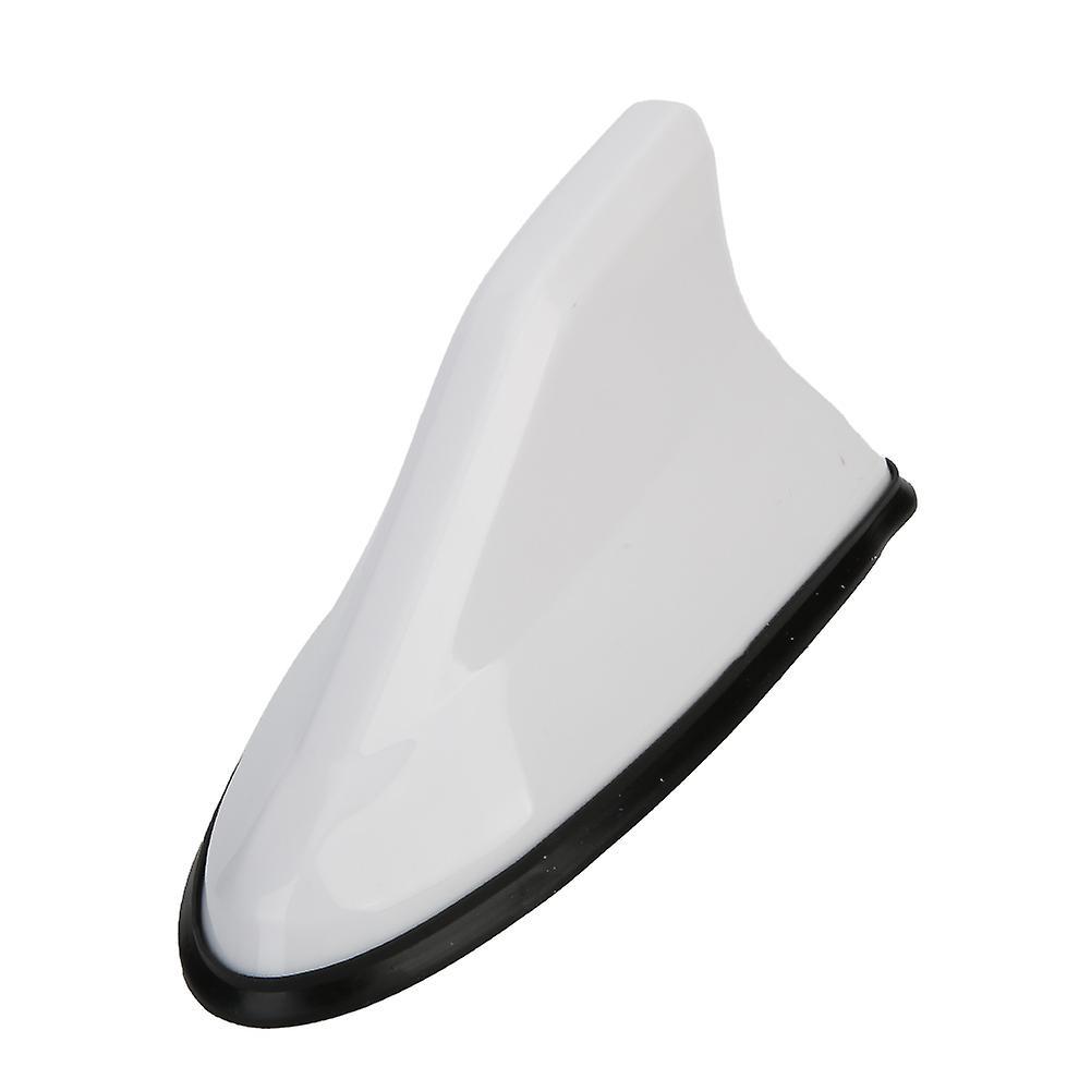 Monnadu Fashion Waterproof Shark Fin Antenna Auto Car Roof Strong Signal Radio Aerials White