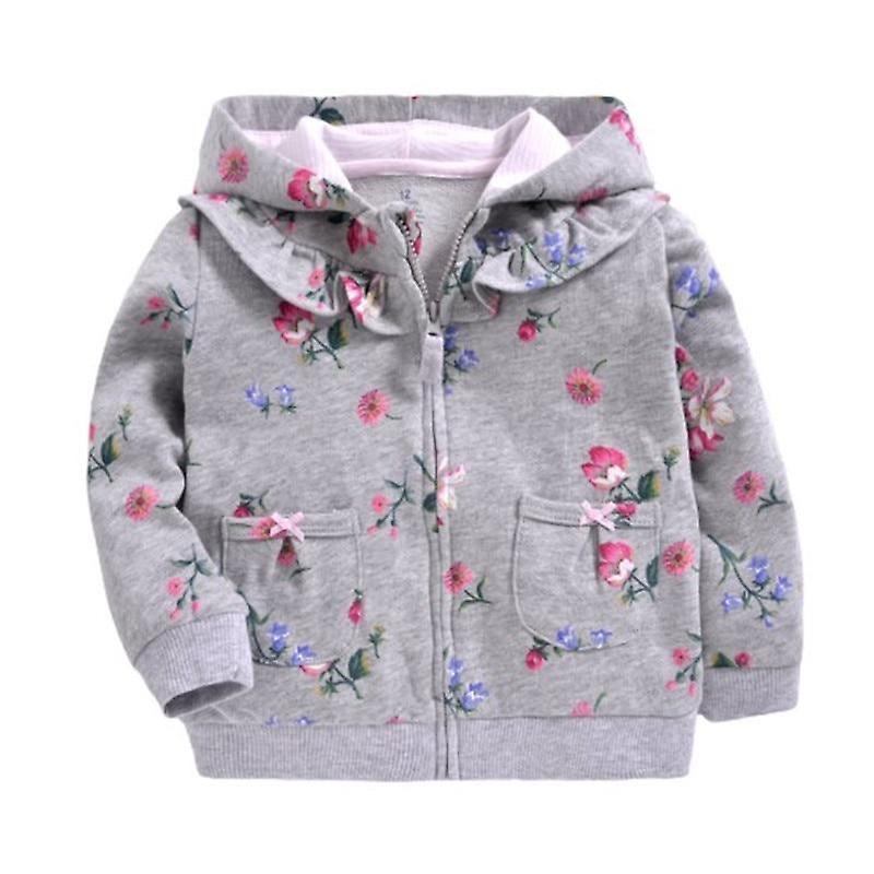 Slowmoose Cartoon Pattern Hooded Sweatshirts 12M