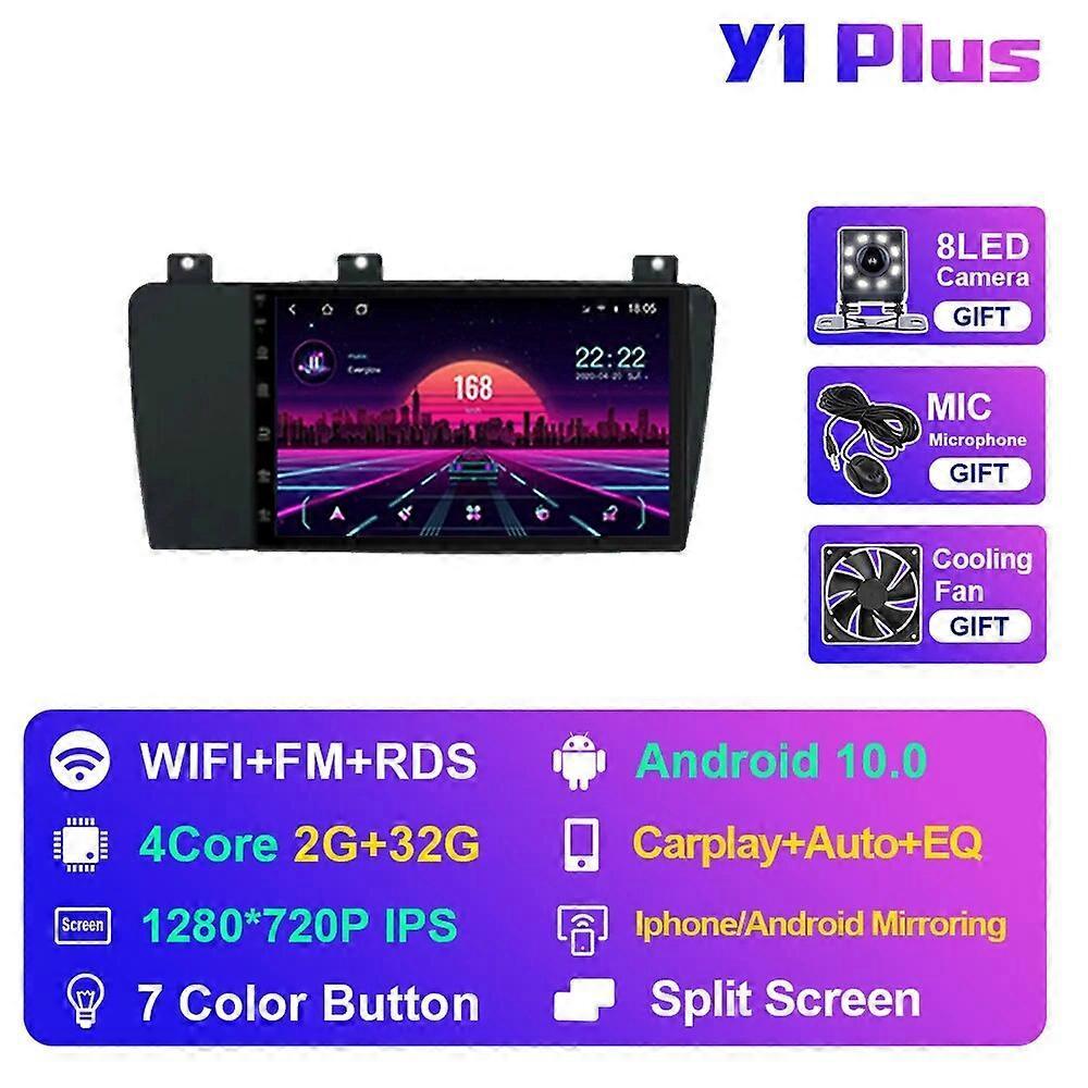 Redkid for Volvo XC70 V70 S60 2004-2009 Android 10 Car Radio 7 Inch Autoradio Multimedia Video Player Navigation GPS Carplay Y1 Plus 2G 32G