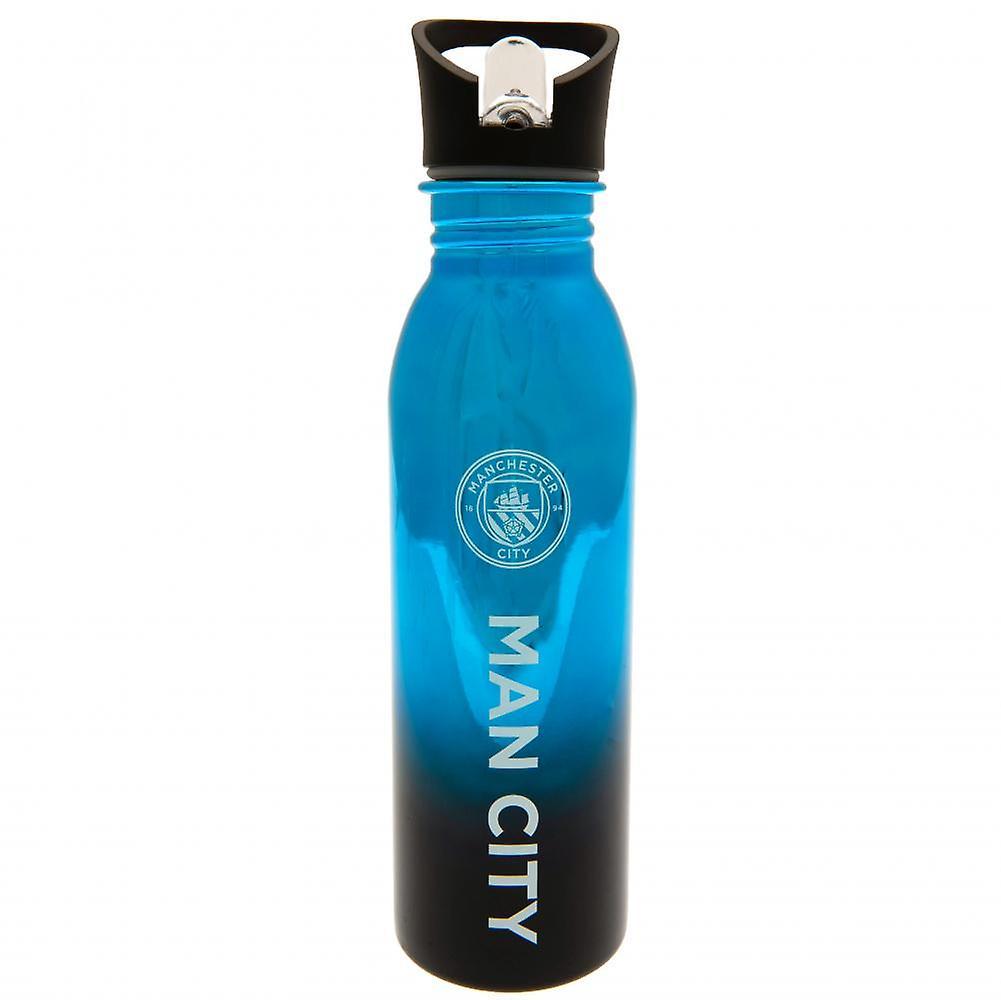 Manchester city fc uv metallic drinks bottle