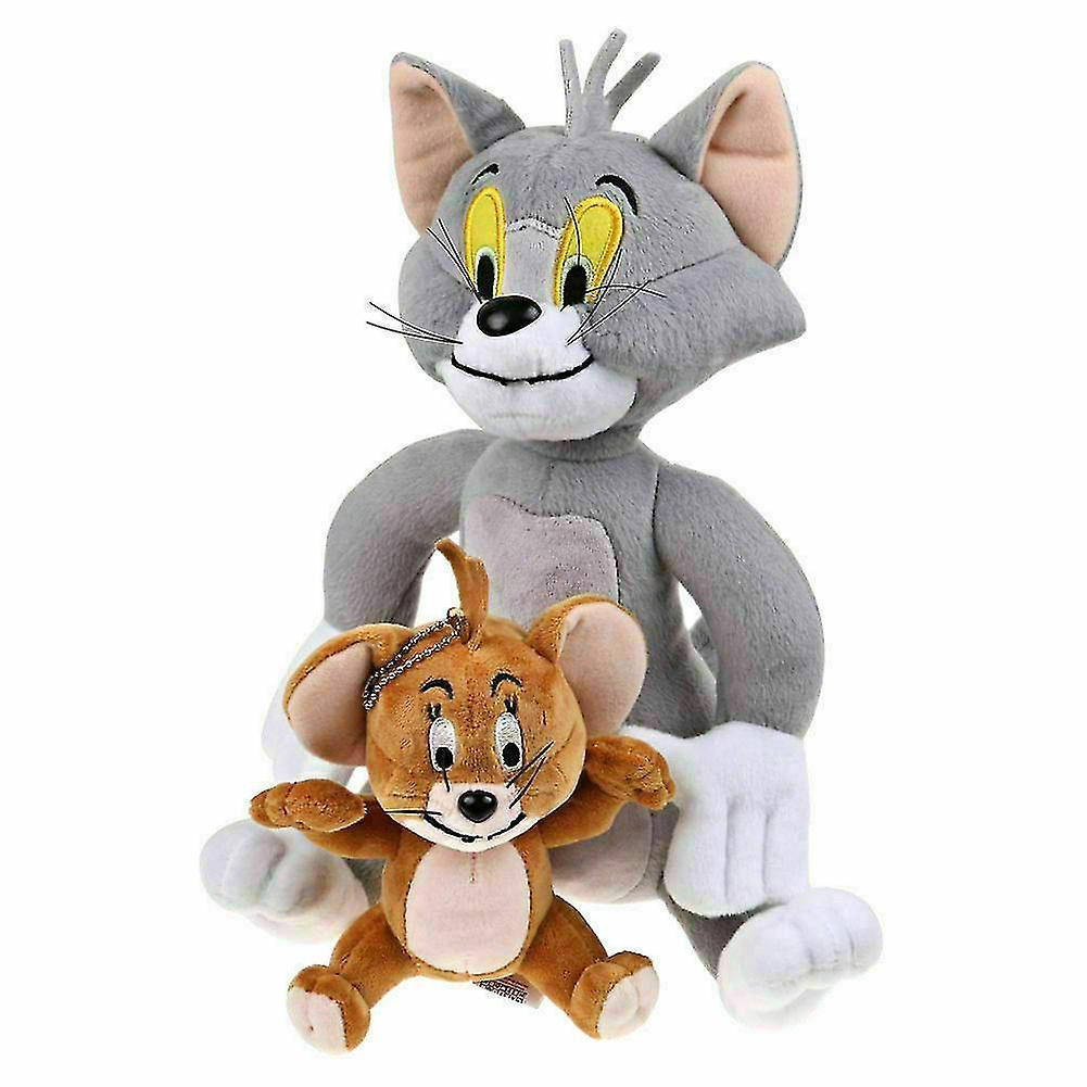 Mlsilm New Tom And Jerry Plush Doll Soft Cute Stuffed Cartoon Toy Anime Cat & Mouse