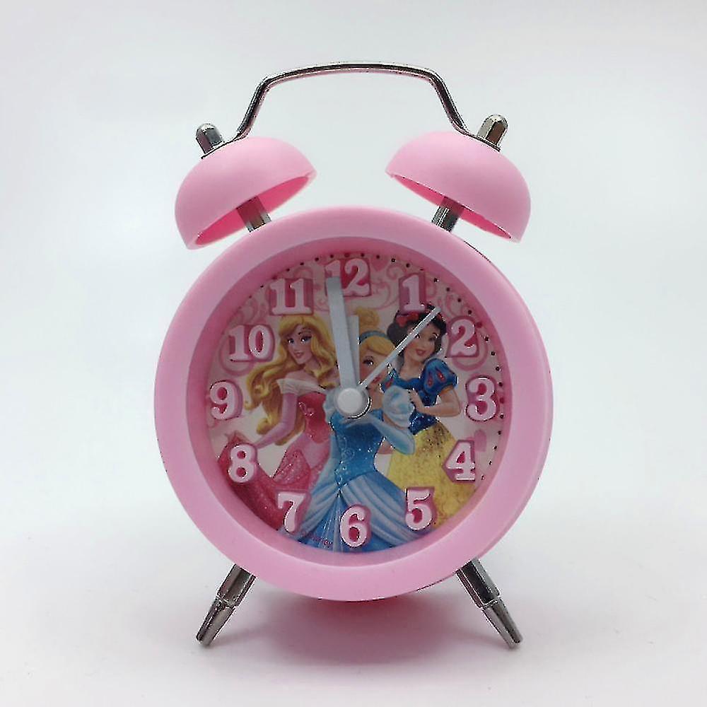 Elciaicle Bedroom Alarm Clock, Cartoon Alarm Clock , Student Home Decoration Desktop Clock Princess